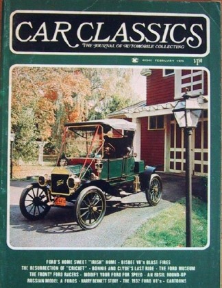 CAR CLASSICS 1975 FEB Vol7 #1 - FORD SPECIAL, FRONTY